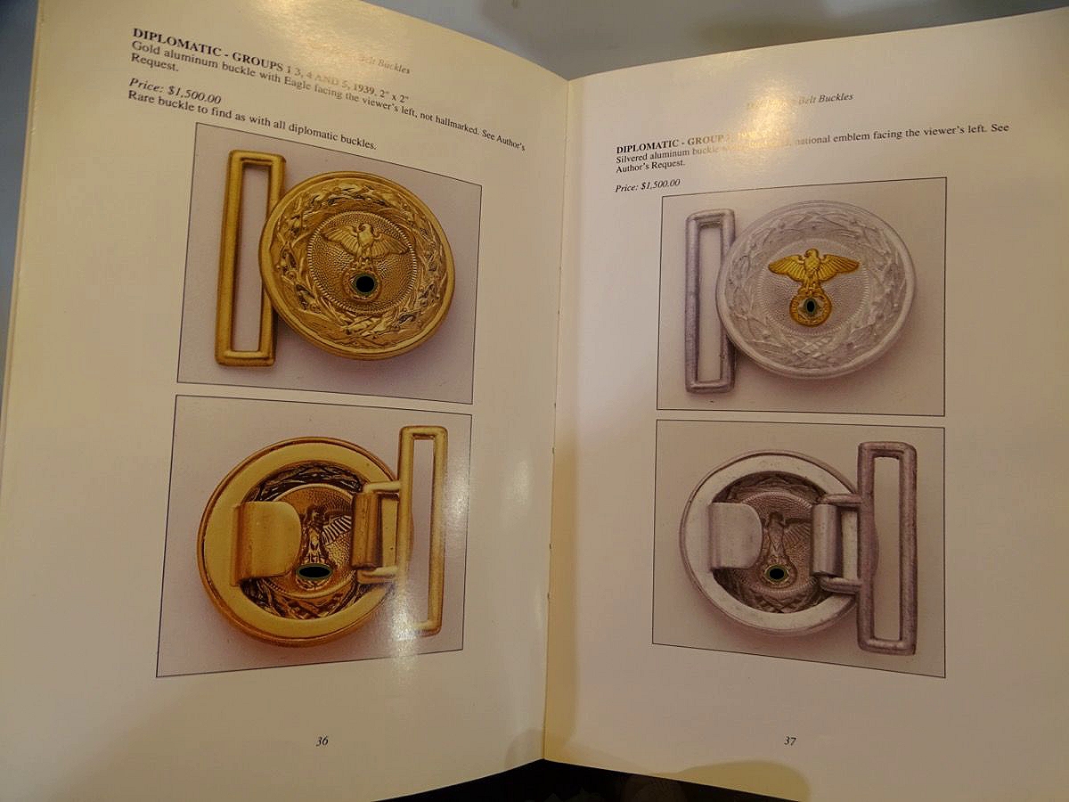 Koppelschloss Buch Third Reich Belt Buckles, von 1999, illustrated Handbook and price guide
