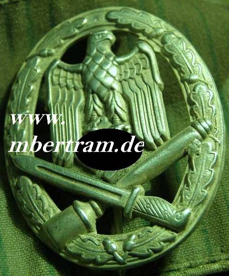 Allgemeines Sturmabzeichen, Feinzink, Hohlprägung