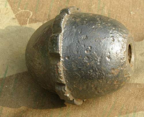 Deutsche Deko Eierhandgranate 1. Weltkrieg 1914/ 1918