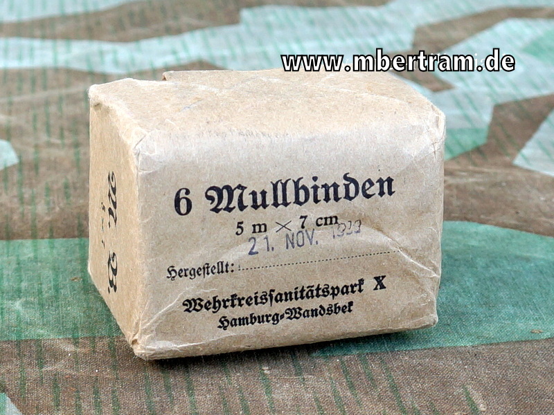 Wehrmacht 6 Mullbinden 1939