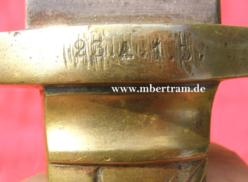 10365-11 Preußen Seitengewehr M 64 . Lederscheide