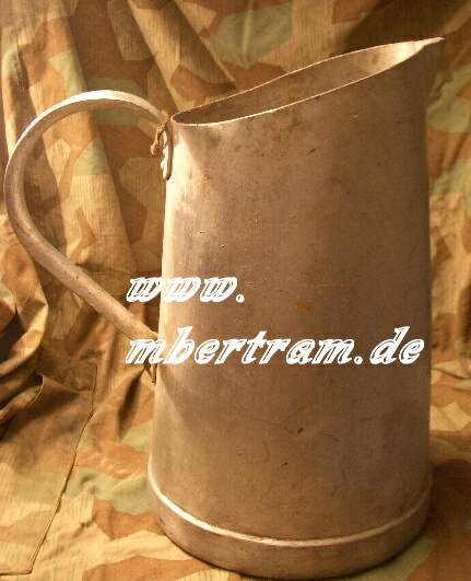 Grosse RAD Milch und Wasserkanne. Alu, ca.37,5cm hoch