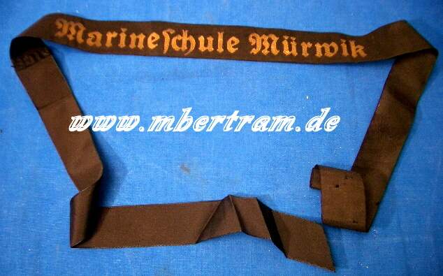 Mützenband Kriegsmarine "Marineschule Mürwik"
