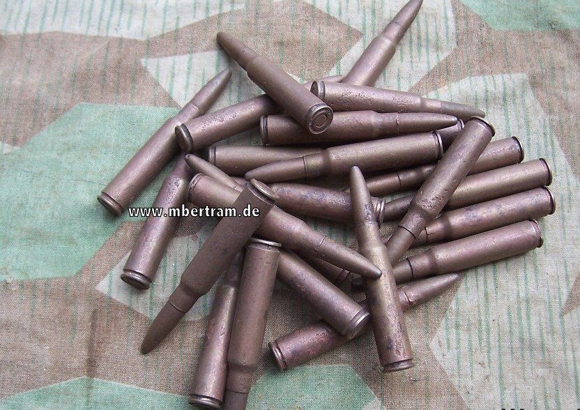 WH-Beutepatrone, 7,35 Carcano, gut