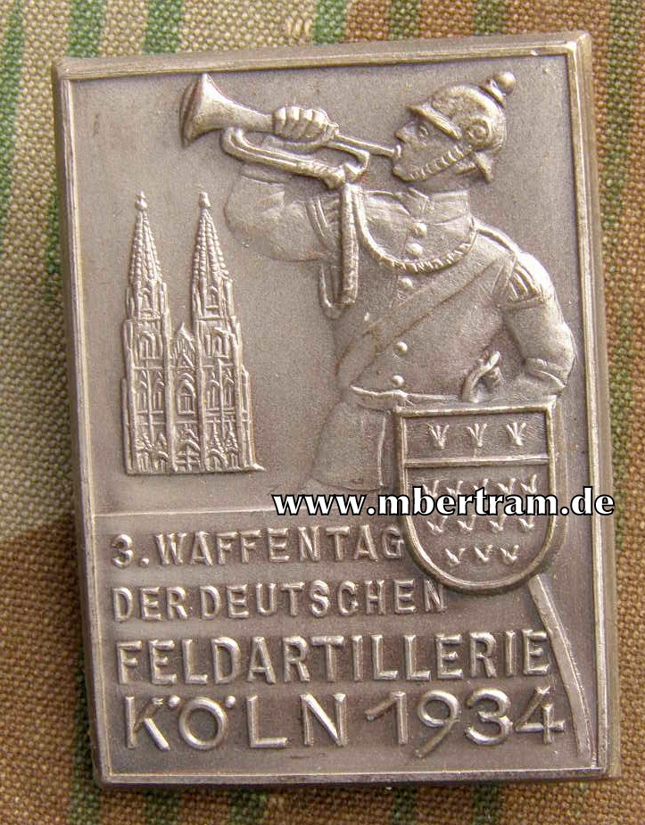 3. Waffentag der Deutschen Feldartillerie Köln 1934