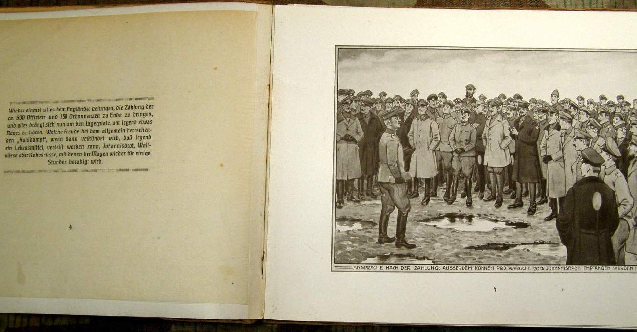 Bildband: Deut. Offiz. i. Kriegsgef. Lager Oswestry England