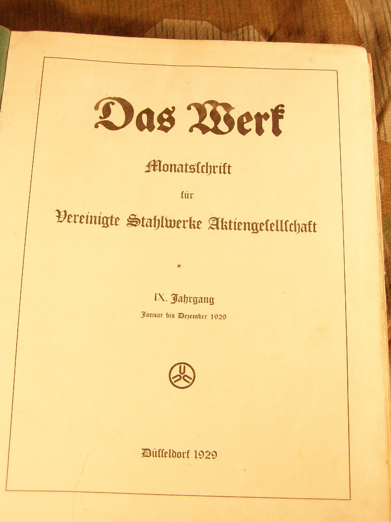 7004-21 2 Bände, 1929 u. 1930 "Das Werk"" je 575 Seiten