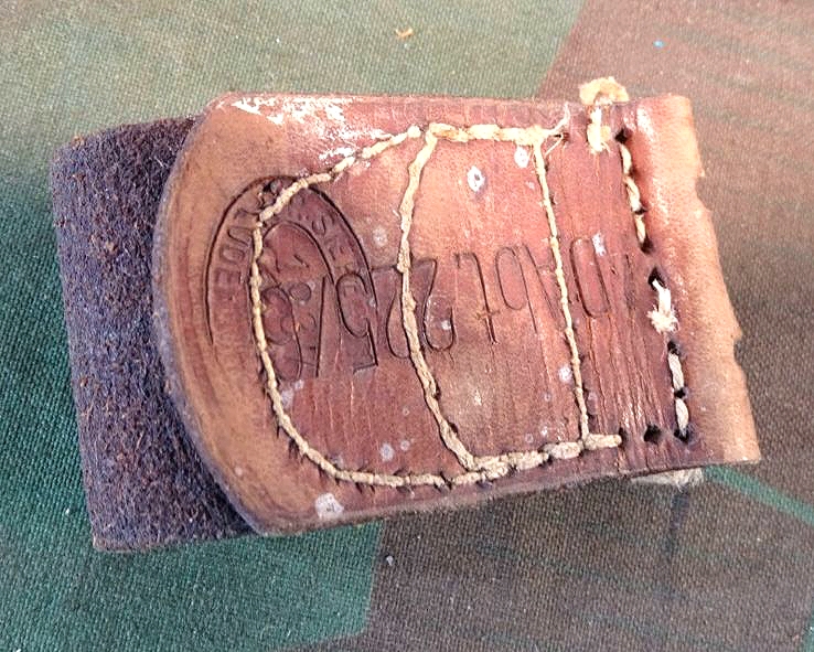 Koppellasche für Koppelschoss RAD Abt. 225 ( Sinntal-Hessen ),  Gebr. Sieper Lüdenscheid, 1937 Koppellasche für Koppelschoss RAD Abt. 225 ( Sinntal-Hessen ),  Gebr. Sieper Lüdenscheid, 1937
