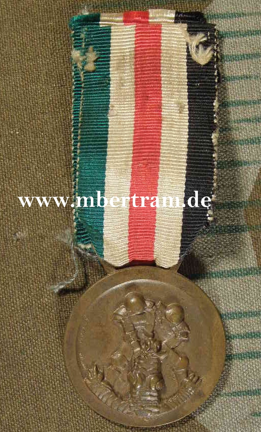 Deutsch Italienische Erinnerungsmedaille a.d. Afrika Feldzug
