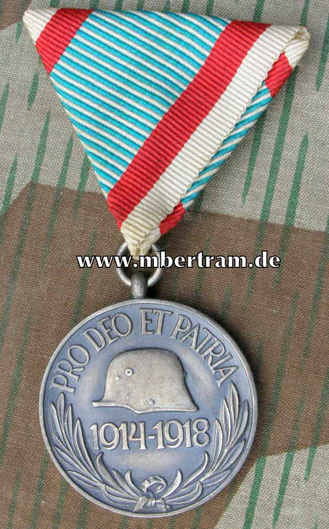 Österreich - Ungarische Militärverdienst Medaille 1914-1918