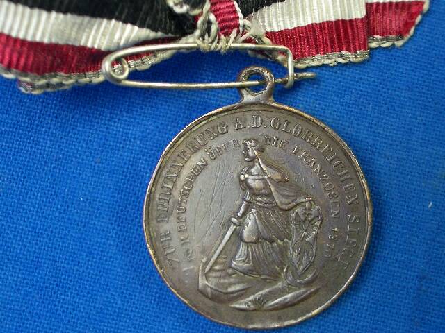 Tragbare Gedenk Medaille an den Sieg von 1871, Wilhelm I