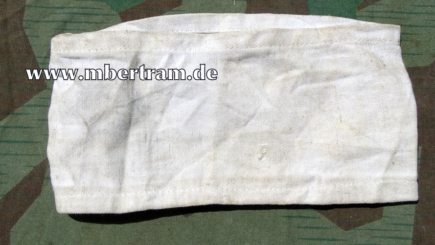Alte Armbinde, weiß, zum Ergeben oder verhandeln