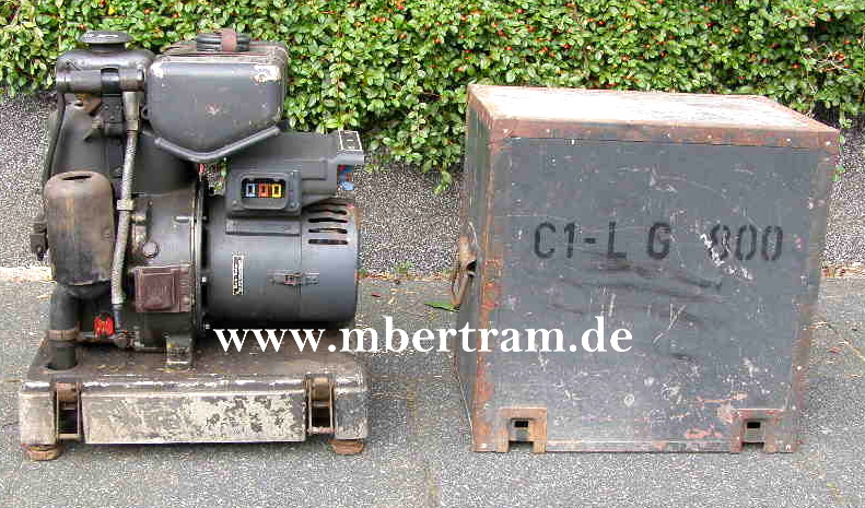 Luftwaffen Stromaggregat, DKW, 1943, Typ "LG 800" WaA