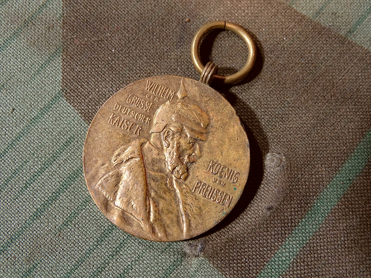 Preussen, Centenaermedaille, ca. 30 mm Prinzengrösse, . o. Band, selten