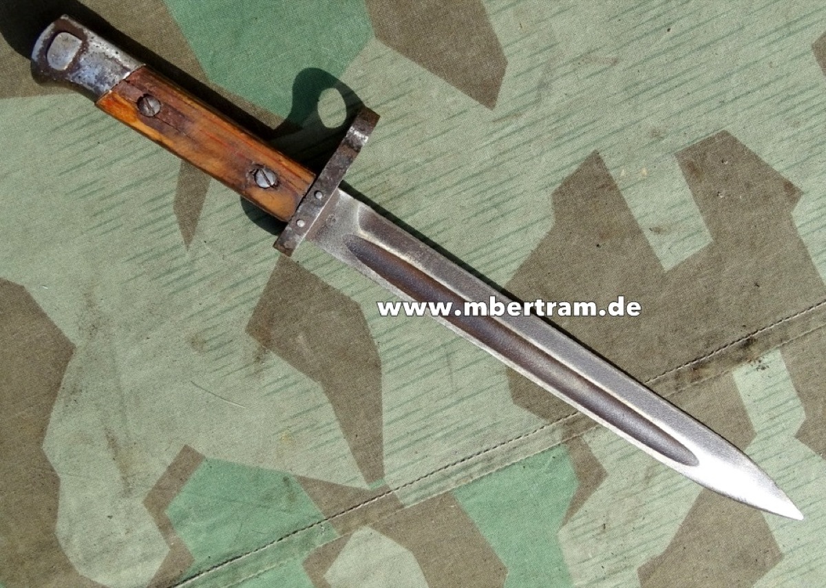 Mannlicher Bajonett M 1895 für das Steyr M 95 Gewehr ohne Scheide