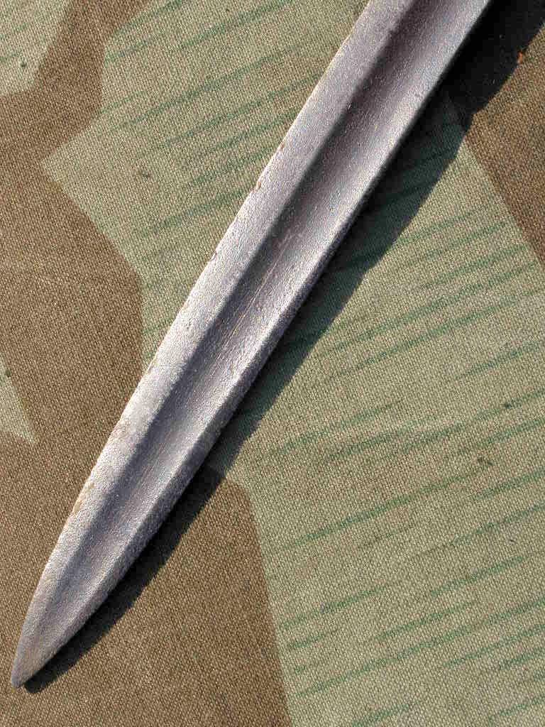 13591-4 Extra Seitengewehr M 1849, mit Ätzung u. Rinne, o. Scheide