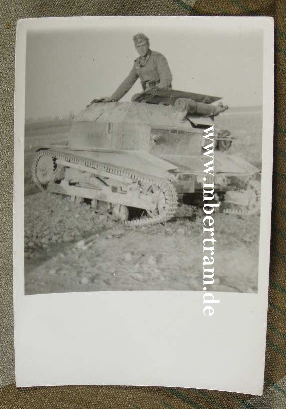 Foto Beutepanzer, Polenfeldzug 1939, 14/134- Einheit ?