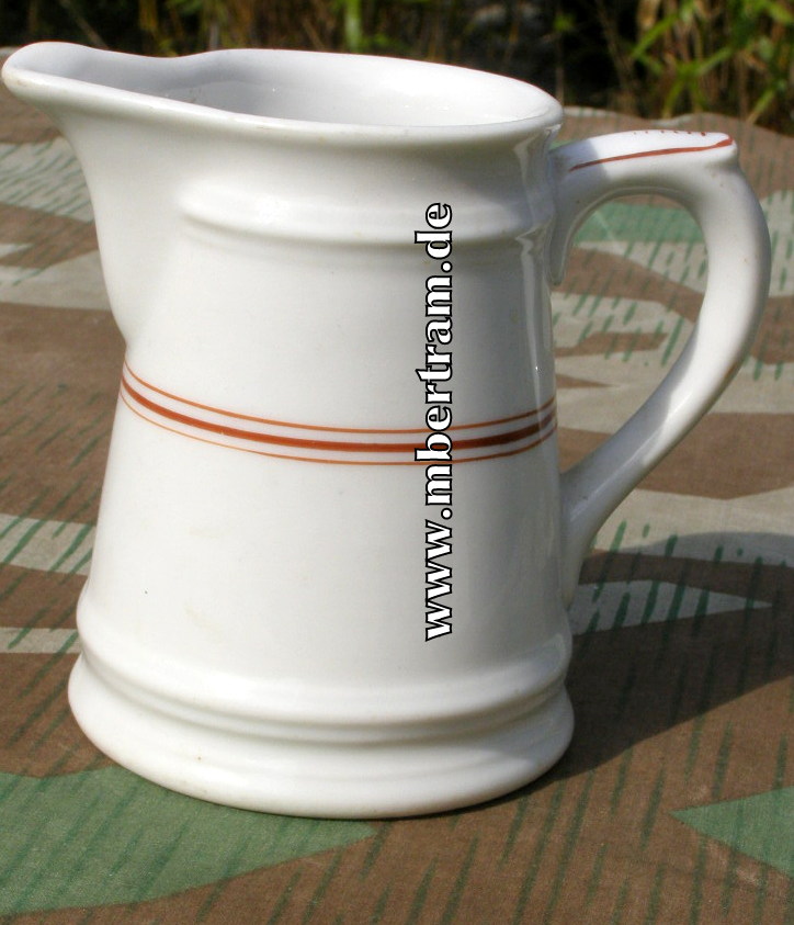 Kriegsmarine Porzellan Milchkännchen, KPM 1941, KM Adler