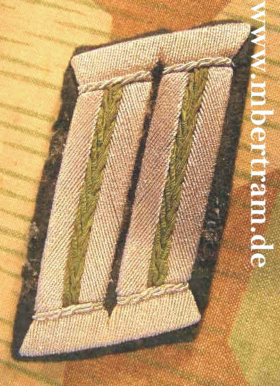 Kragenspiegel Offizier Gebirgsjäger / Jäger WH