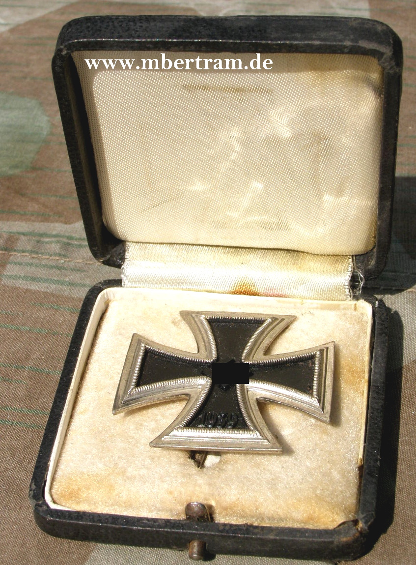 Eisernes Kreuz 1939 1. Klasse im Verleihungsetui