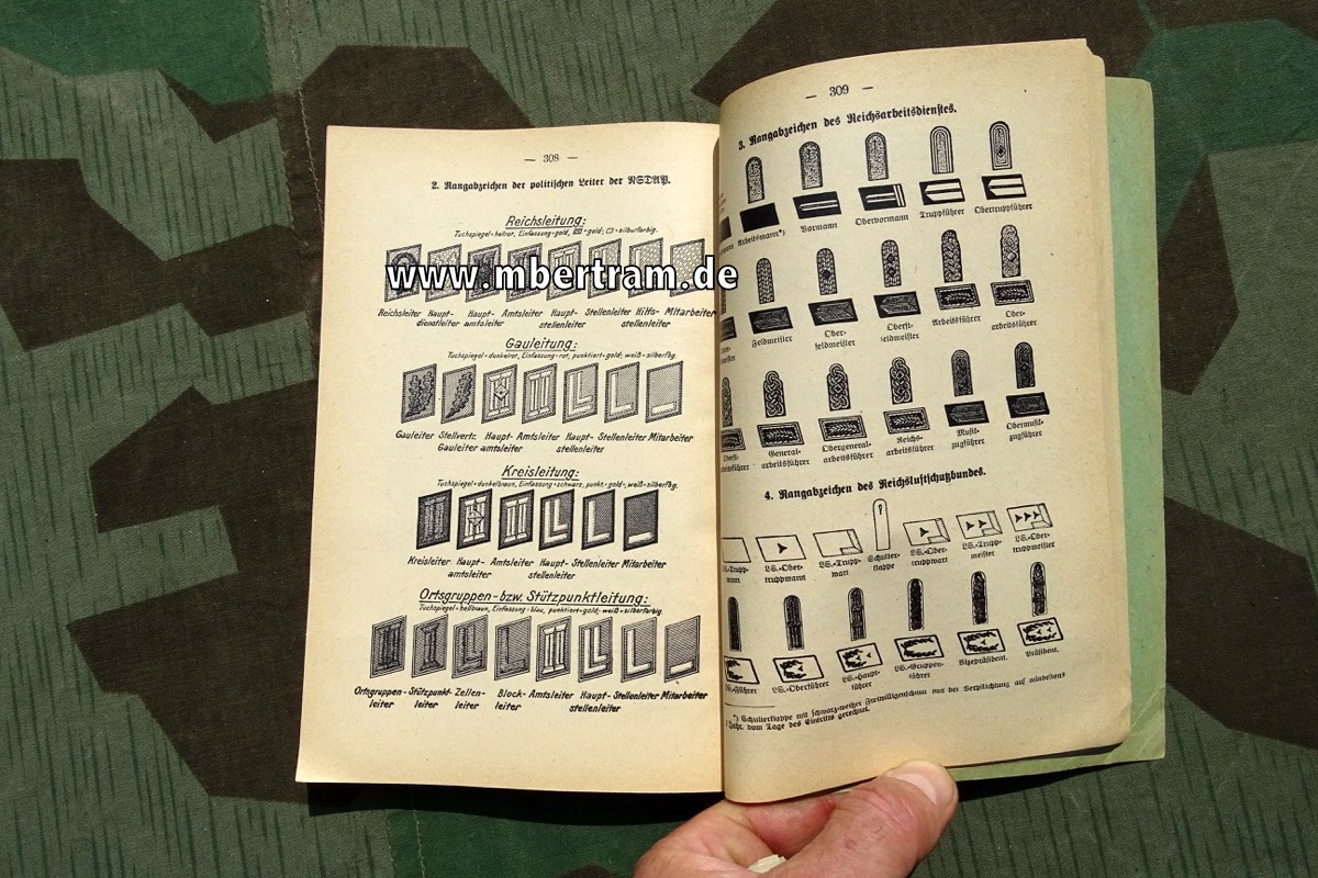 Dienstanweisung, Reibert, " Der Dienstunterricht im Heere, Schützen 1941