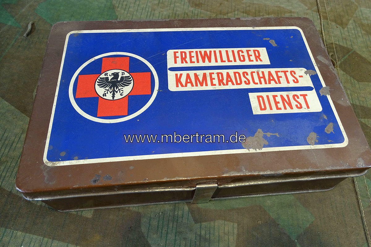 ADAC PKW Verbandkasten 50er / 60er Jahre mit Inhalt