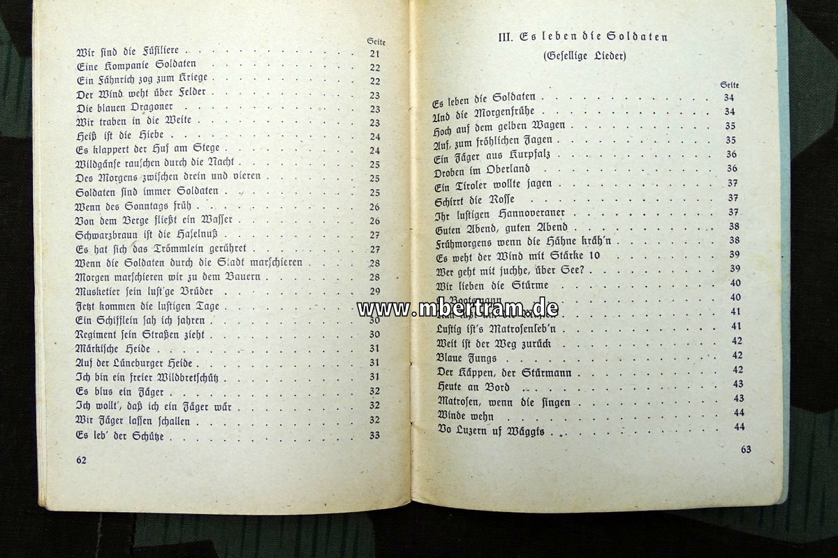 15871-9 Unser Kriegs-Liederbuch, Truppenbetreuung der SS-Panzerdivision "Hitlerjugend"