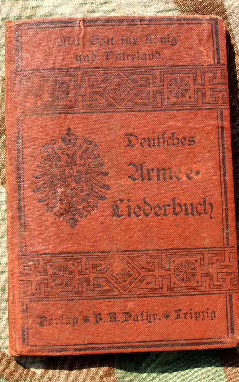 Preussisches Armeeliederbuch vor 1870. Verlag Bathe Leipzig