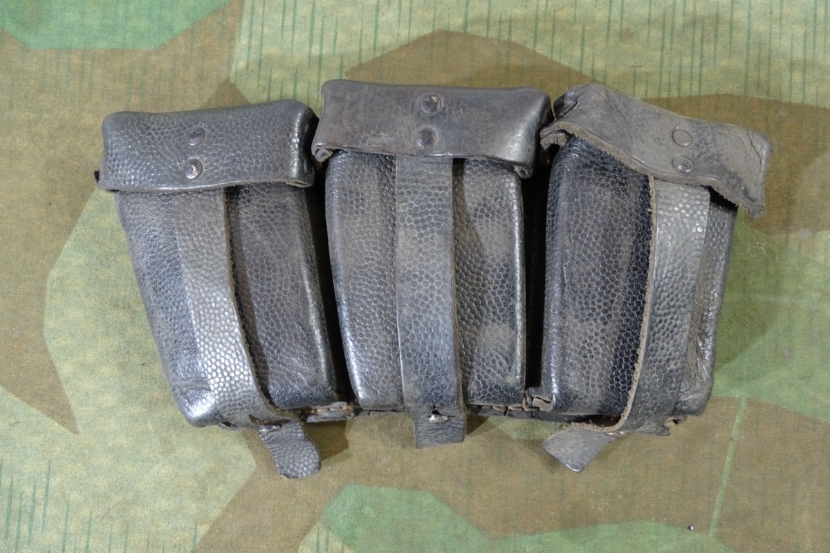 3er Patronentasche für K 98, Wehrmacht, RB Nr. um 1944