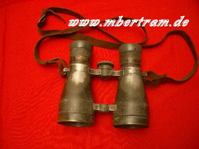 Dienstglas Mod. 08 Erster Weltkrieg. Hst.: Goertz Berlin