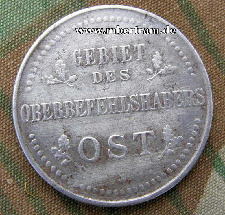 3 Kopeken 1916, Gebiet des Oberbefehlshabers Ost