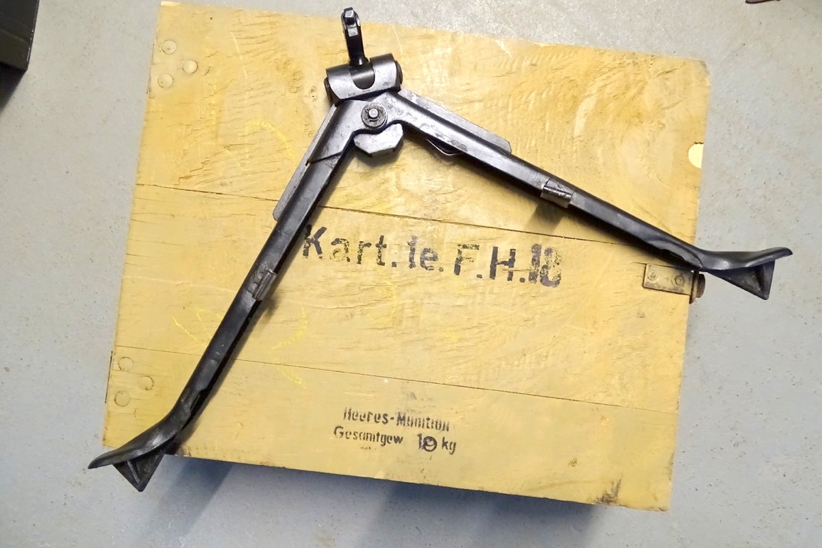 MG 42 Zweibein der Wehrmacht. Gebrauchtes Original, Hersteller : kur 1944, WaA