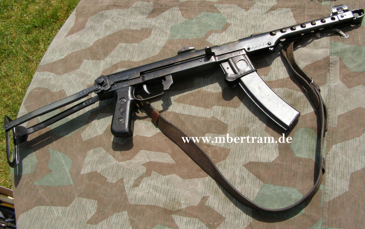 Teilesatz Russische MP , PPS 43 Sudajew, orig. WK II, geändert nach KWKG