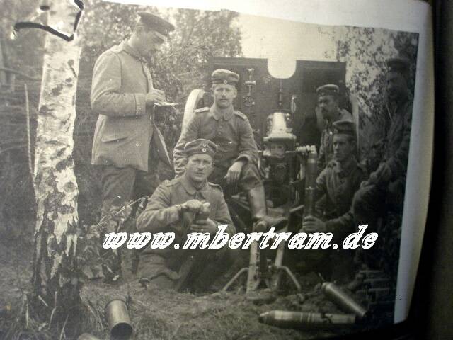 2019-12 Dienstzeitalbum Pionier Leutnant 2.Pionier Batl. No. 4" 1915. 96 Bilder
