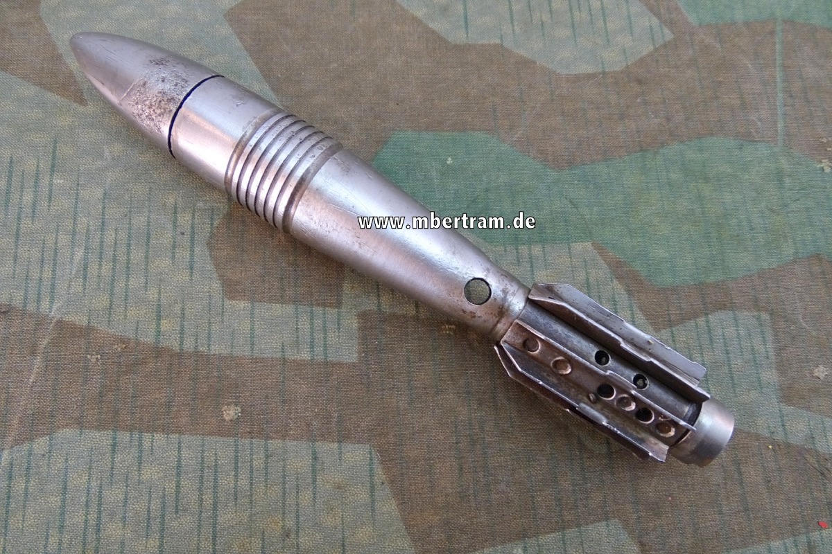 Fanzösische Deko 30mm sub calibre mortar Üb Granate /training round "LOSFELD"