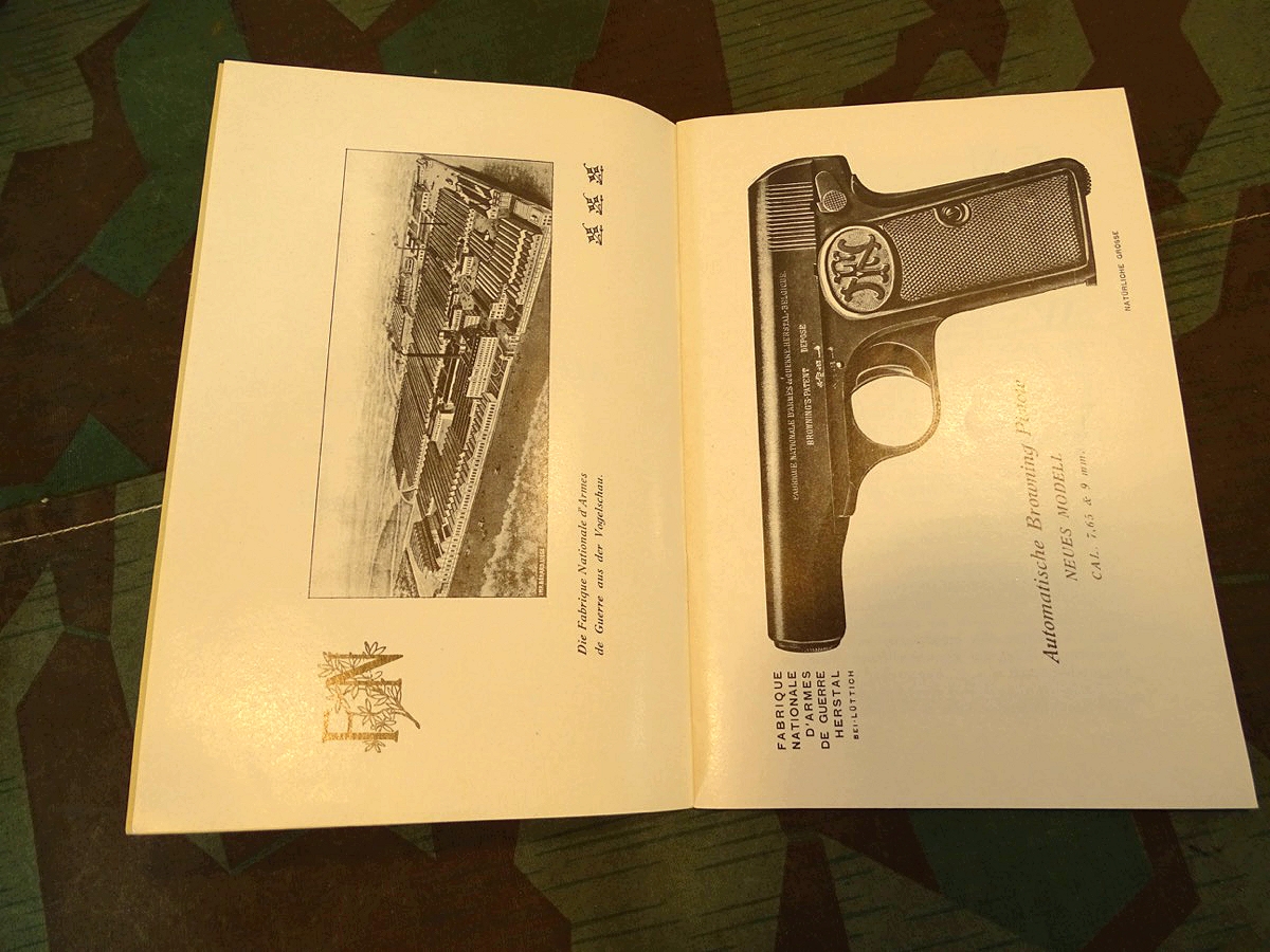 Nachdruck der Anleitung FN Browning, neues Modell, 9 mm und 7,65 mm 