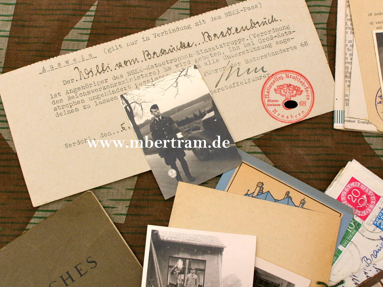 10567-1 Fotos, Dokumente: NSKK Katastrophen Einsatztrupp