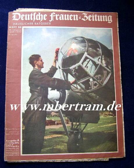Deutsche Frauenzeitung, Heft 23, 1939/40, HE 111 Kanzel