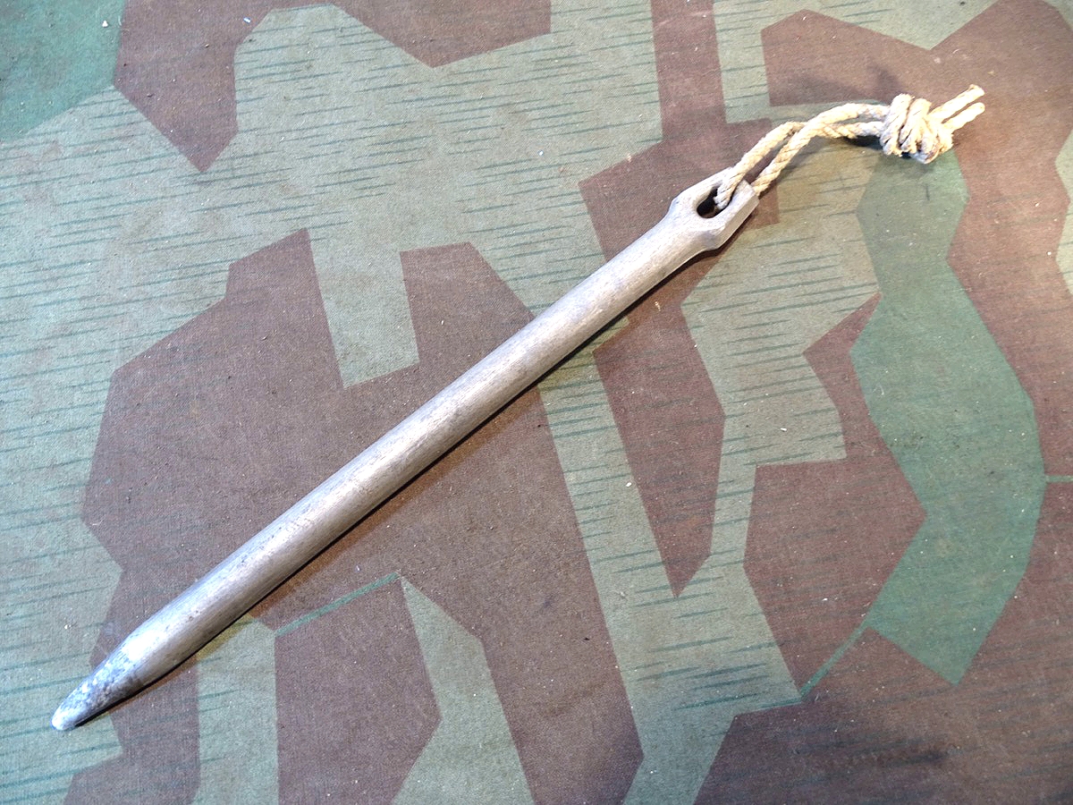 Wehrmacht Zelthering aus Aluminium " Q&QW 36"