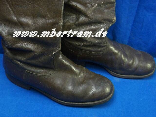 Braune Luftwaffen Offiziers Lederstiefel. Hst. 1938