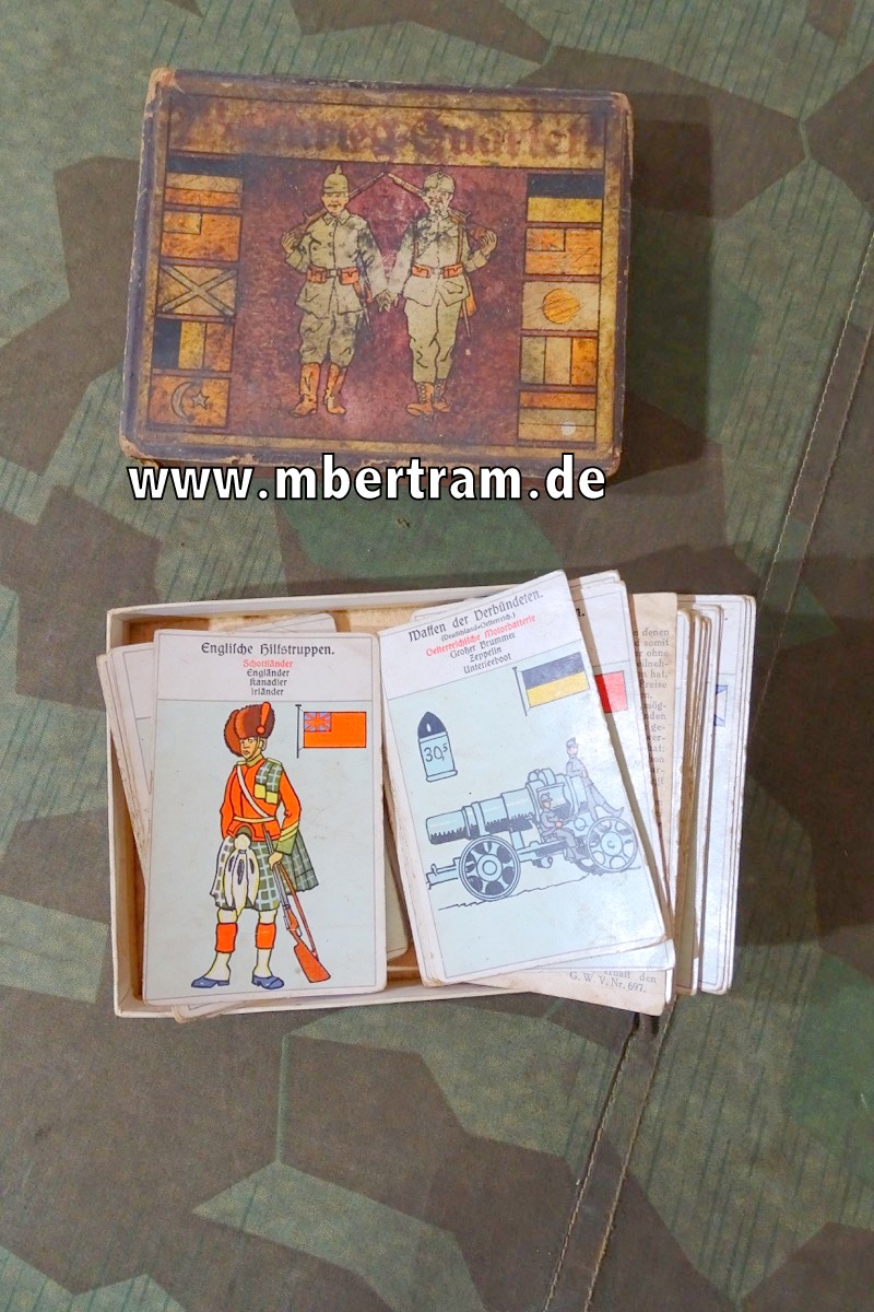 1.  "Weltkriegs Quartett "  Karten Spiel