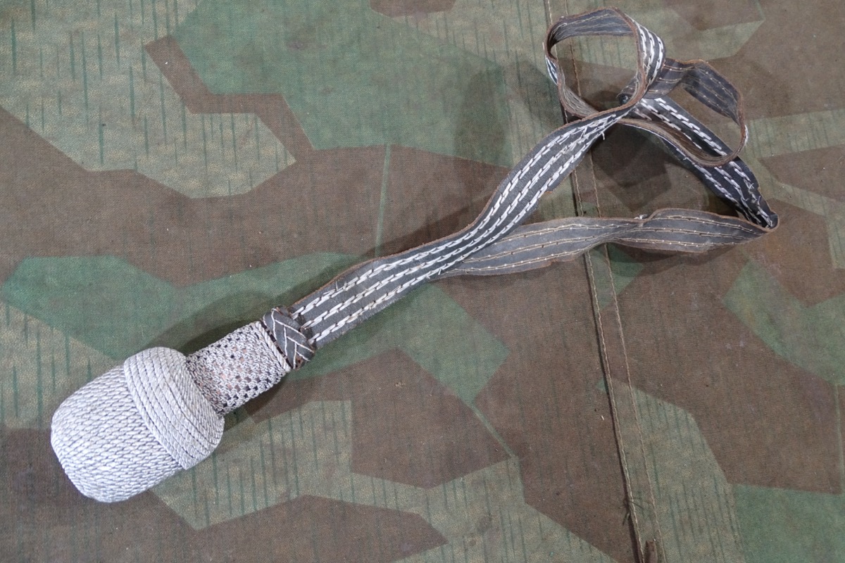 Wehrmacht/ Reichswehr , frühes Leder Portepee für Offizierssäbel