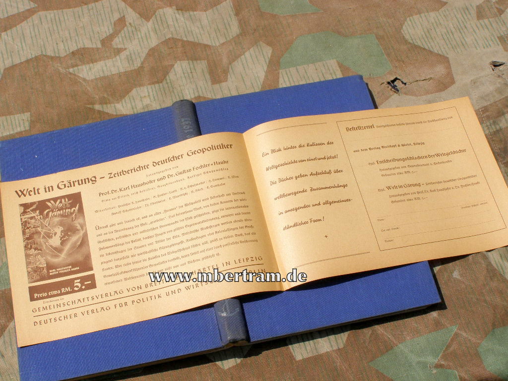 Das Jahrbuch der deutschen Kriegsmarine 1937. 144 S.