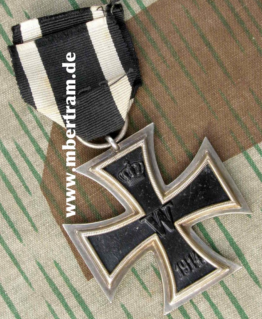 Eisernes Kreuz 2. Klasse 1914-1918 mit Band, ohne Hersteller