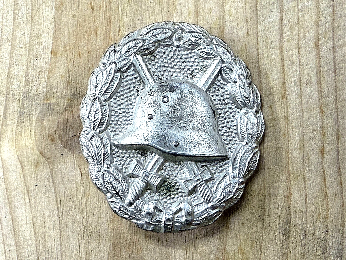 Verwundeten Abzeichen 1914-18 in Silber, Versilberung noch gut erhalten