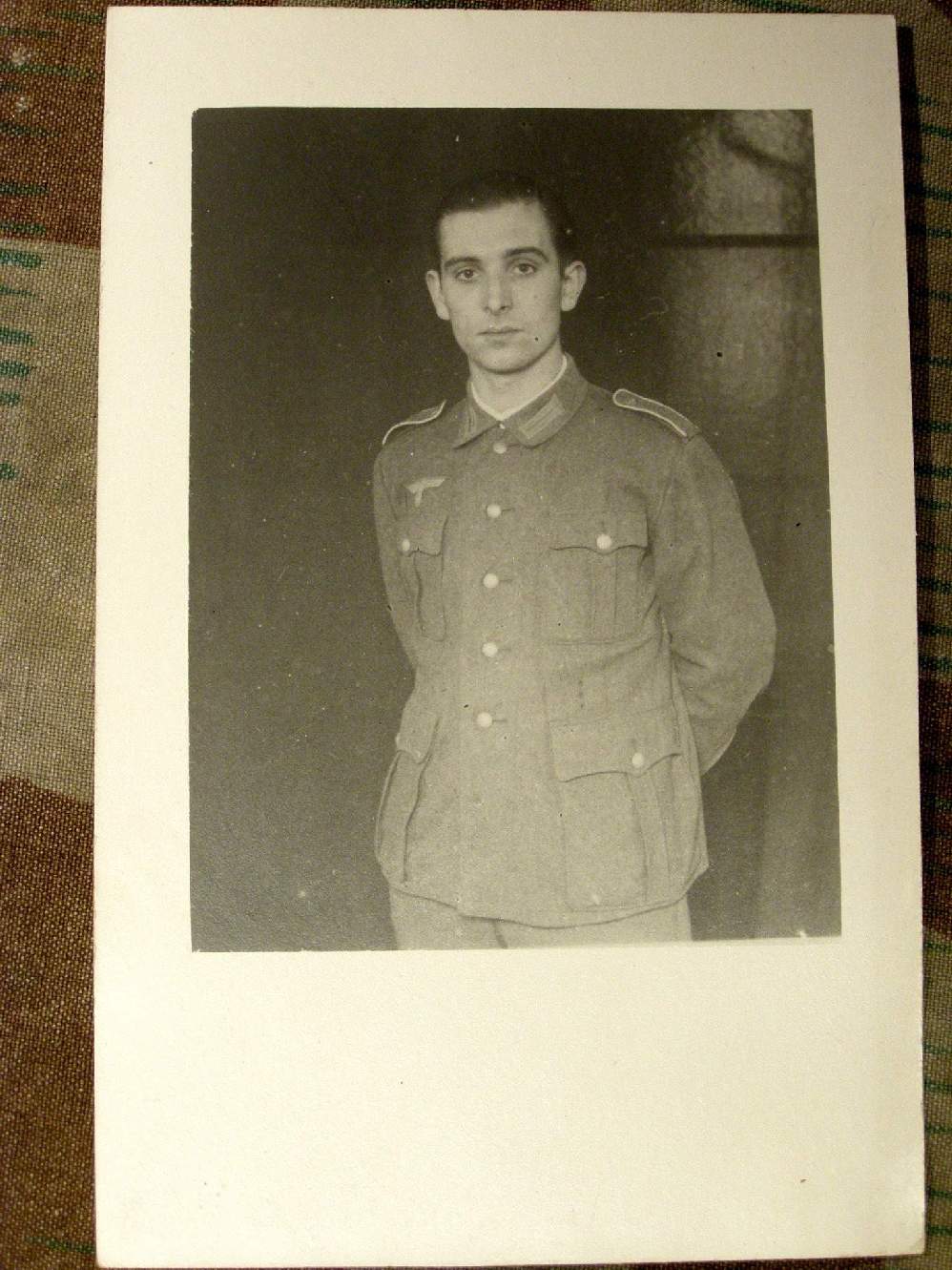 WH Soldat Infanterie mit Uniform um 1942 matte Effekten