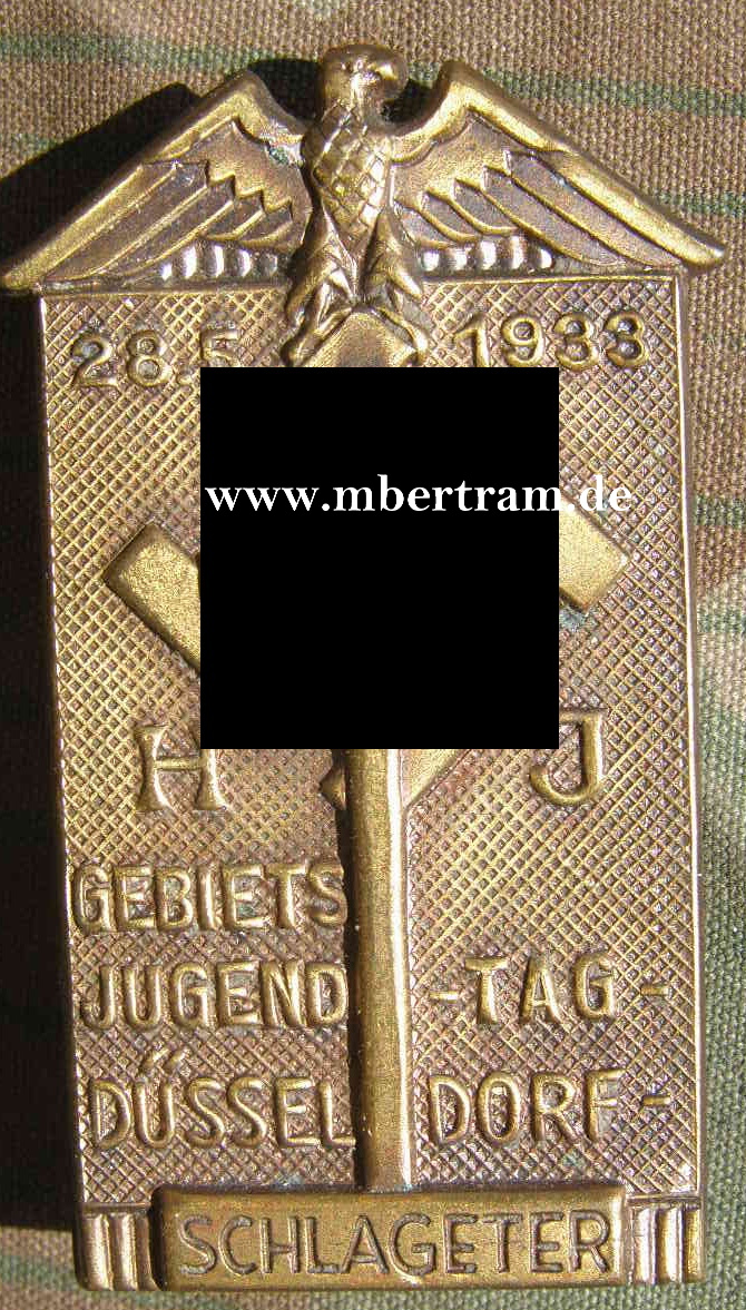 HJ - Gebiets Jugendtag Düsseldorf 28.5.1933 Schlageter