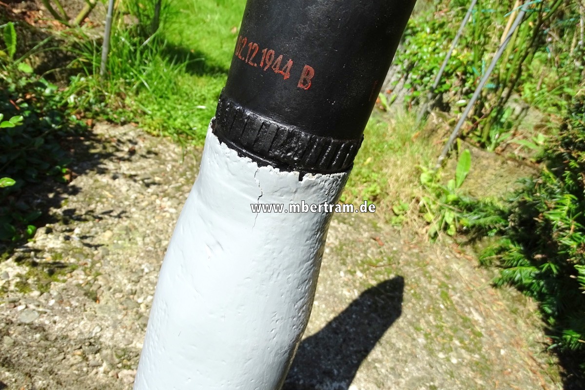 WH-Sturmgeschütz Deko-Patrone 7,5cm KWK 40 ,Panzer, Zustand 4