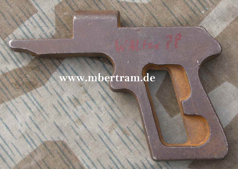 RARITÄT für WALTHERSAMMLER: Rohling Walther PP Griff
