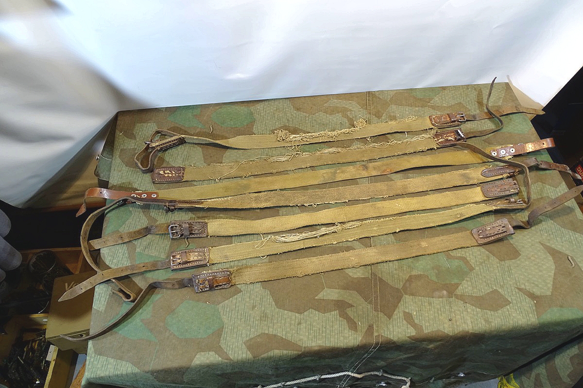 Bastlerstücke: 7 Riemen für MP PPSH 43 / PPSH 41, Nagant Karabiner
